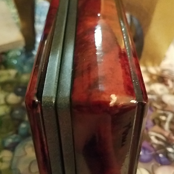 Genuine Alabaster Hand Carved Jewelry Box - Picture 5 of 6